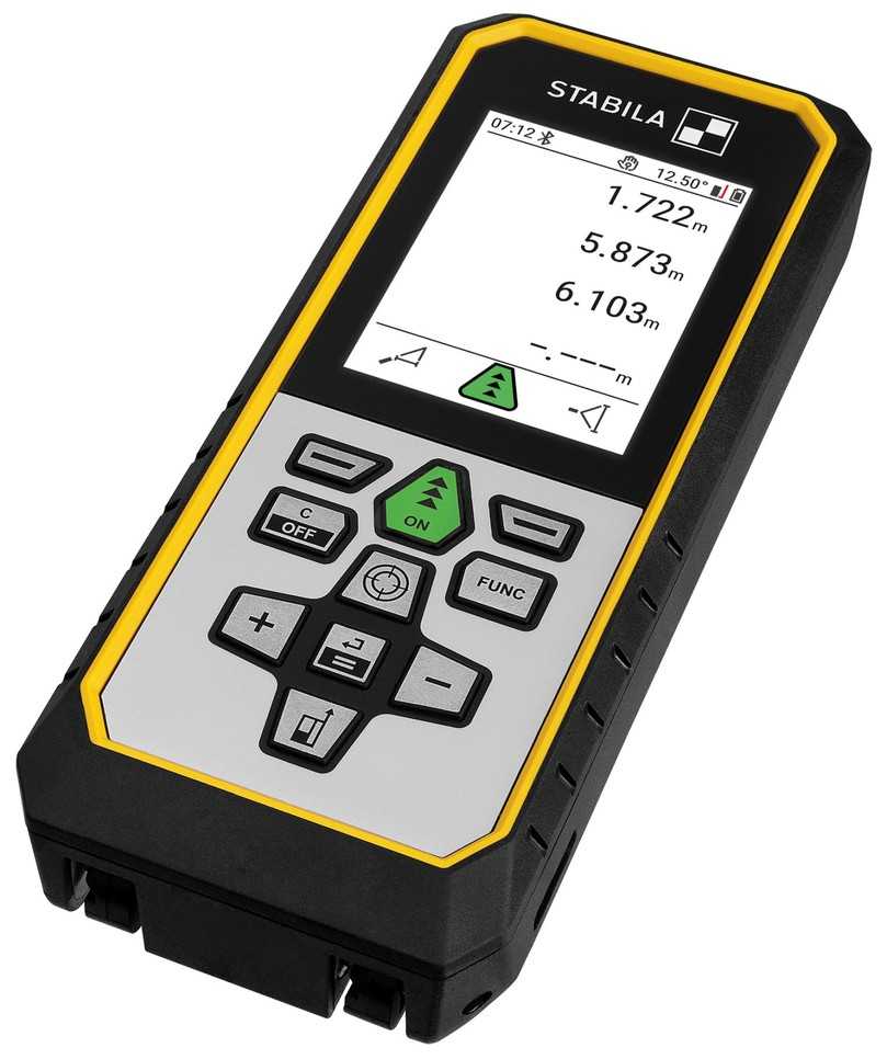 Die hochauflösende Kamera des Laser-Entfernungsmessers LD 530 BT von Stabila liefert ein gestochen scharfes Bild auch bei hellen Lichtverhältnissen. | Foto: Stabila