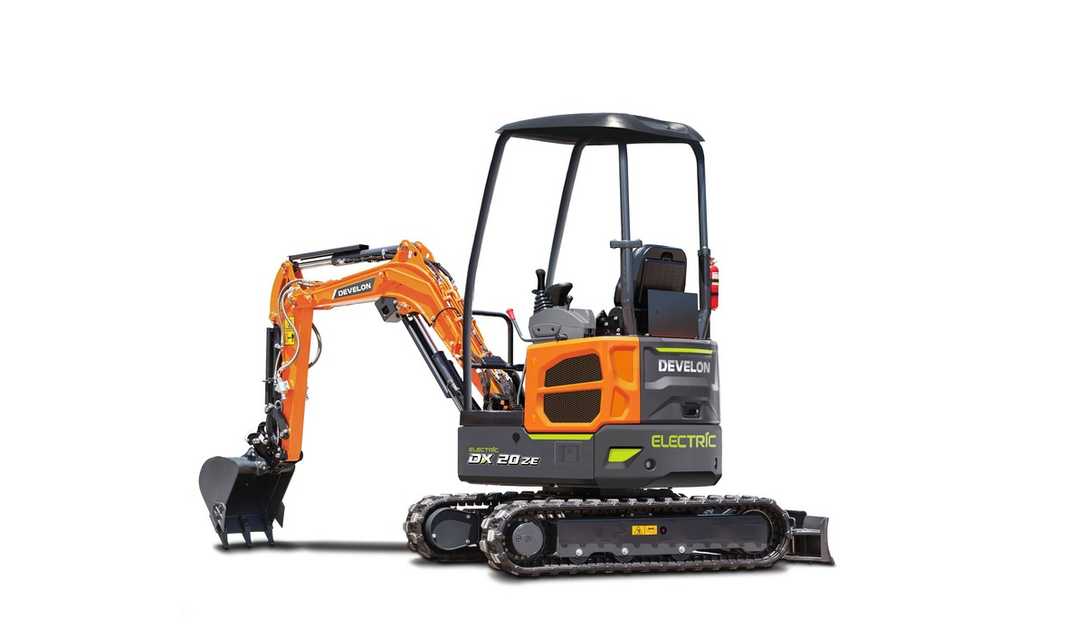 Develon DX20ZE-7 Elektro-Minibagger neu auf dem Markt Develon DX20ZE-7 Elektro-Minibagger neu auf dem Markt