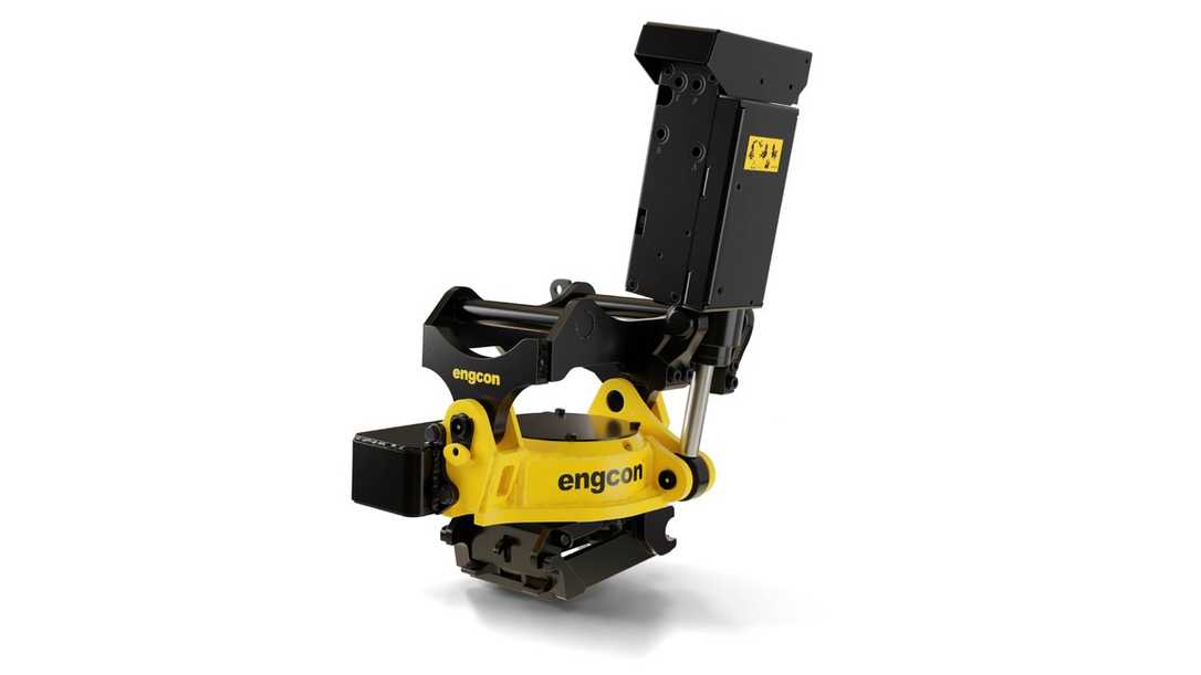 Engcon-Tiltrotator EC02 Basic für Minibagger bis drei Tonnen Engcon-Tiltrotator EC02 Basic für Minibagger bis drei Tonnen