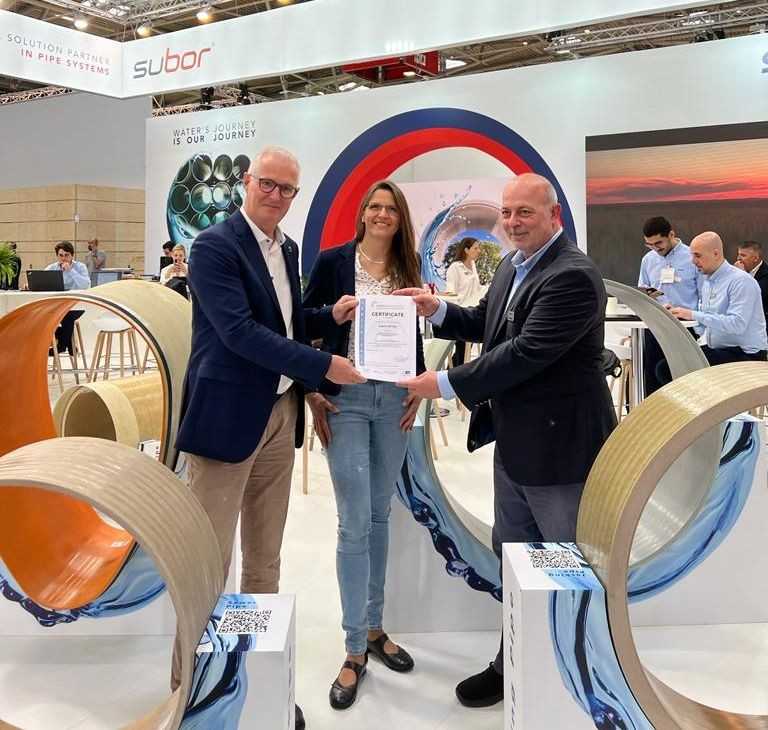 Hersteller Subor erhält Zertifikat für GFK-Rohre Hersteller Subor erhält Zertifikat für GFK-Rohre