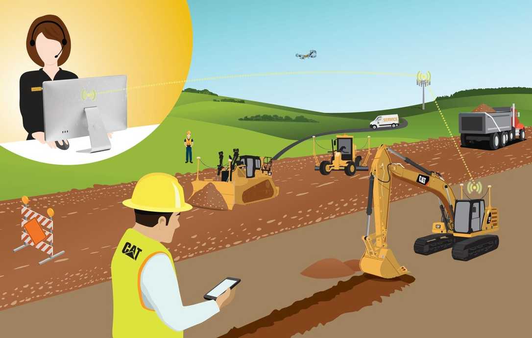 Zeppelin Remote Service bietet Kunden Fernwartung von Cat Baumaschinen Zeppelin Remote Service bietet Kunden Fernwartung von Cat Baumaschinen