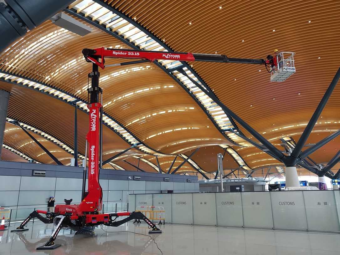 E-Antrieb für 32-m-Arbeitsbühne: Spider 33.15 E-Antrieb für 32-m-Arbeitsbühne: Spider 33.15
