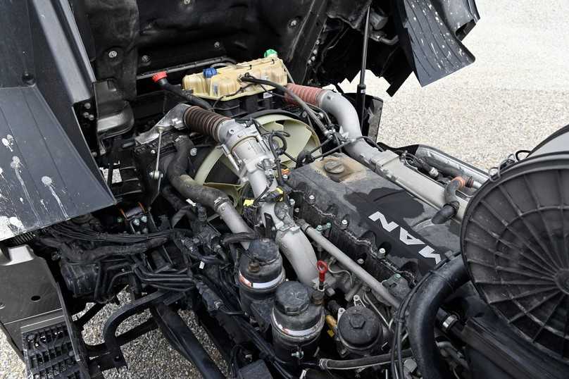 Der D15-Motor ohne Abgasrückführung kann trotz des kleinen Hubraums mit hoher Motorbremskraft überzeugen | Foto: MAn Der D15-Motor ohne Abgasrückführung kann trotz des kleinen Hubraums mit hoher Motorbremskraft überzeugen | Foto: MAn