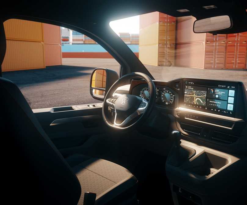 Der Innenraum des neuen Transporters | Foto: Volkswagen Nutzfahrzeuge Der Innenraum des neuen Transporters | Foto: Volkswagen Nutzfahrzeuge