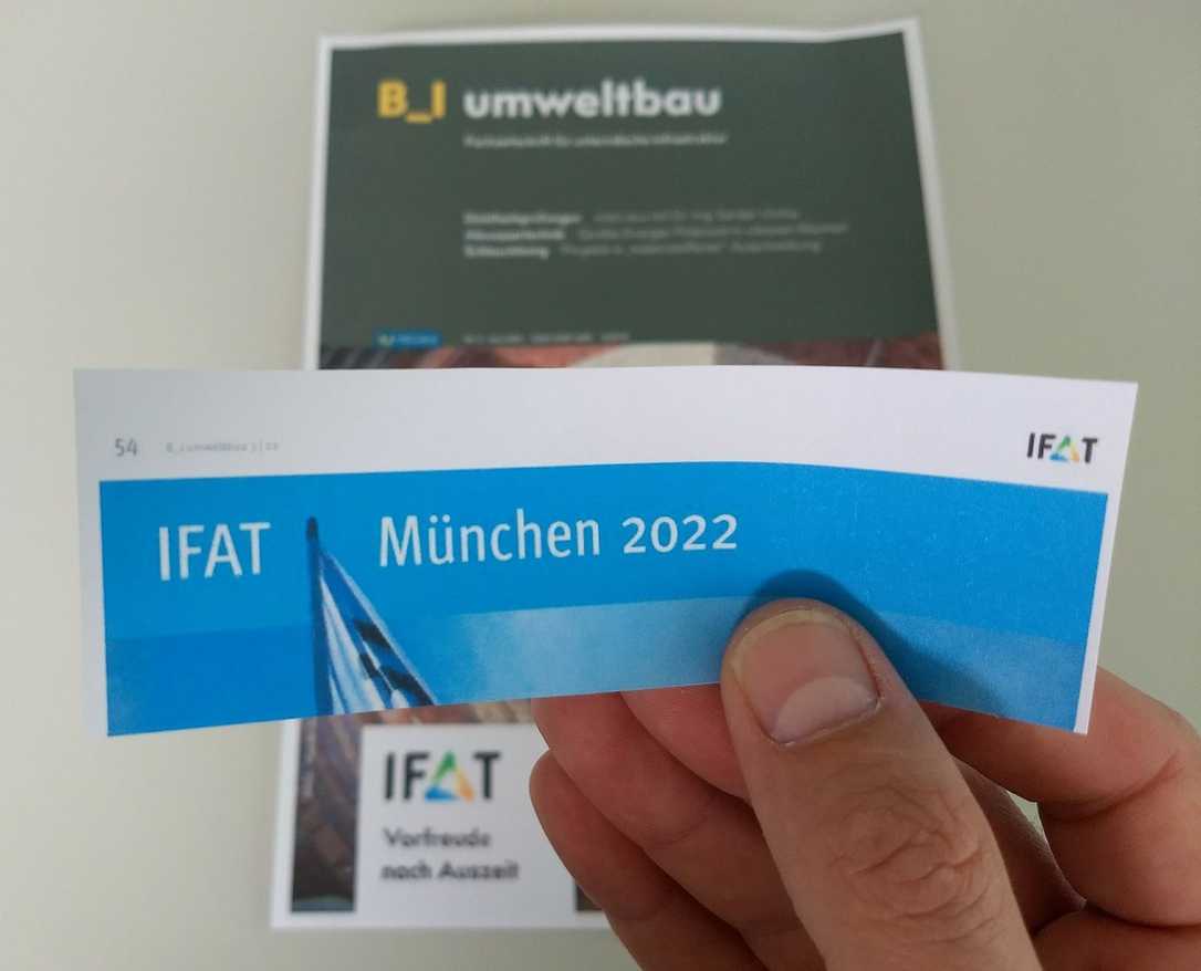Heftvorschau B_I umweltbau: Großer Teil zur IFAT 2022 Heftvorschau B_I umweltbau: Großer Teil zur IFAT 2022