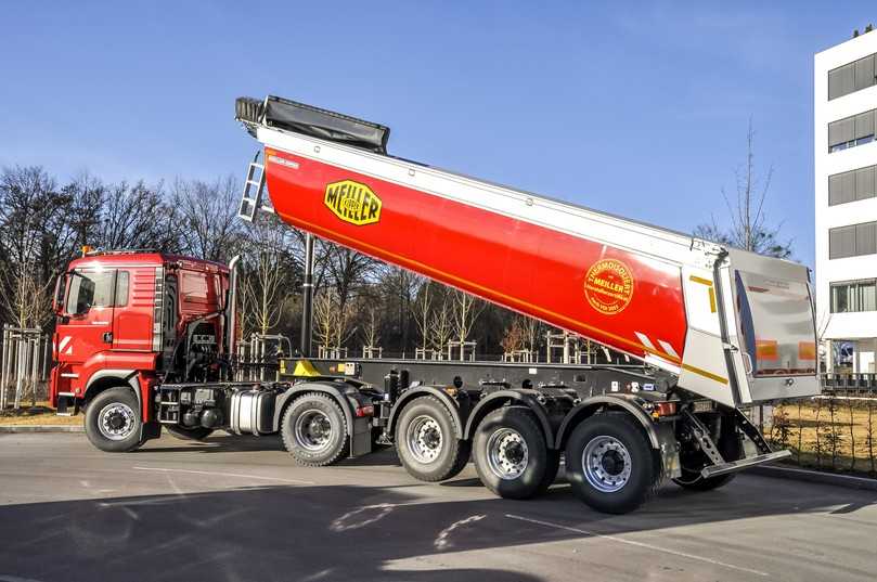 Gewichtsoptimierter Meiller Kippsattel MHPS mit Thermoisolierung - jetzt auch zum Mieten | Foto: Meiller Gewichtsoptimierter Meiller Kippsattel MHPS mit Thermoisolierung - jetzt auch zum Mieten | Foto: Meiller