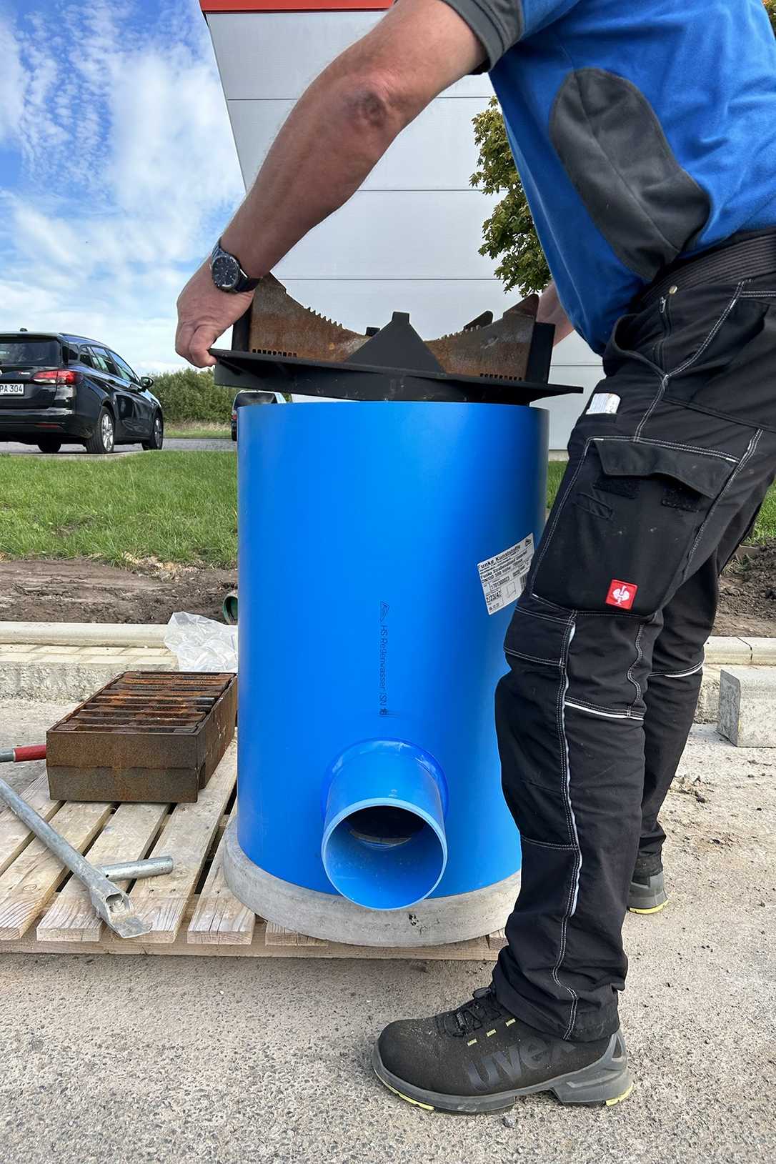 Straßenabläufe von Funke für Gewerbegebiet in Rahden Straßenabläufe von Funke für Gewerbegebiet in Rahden