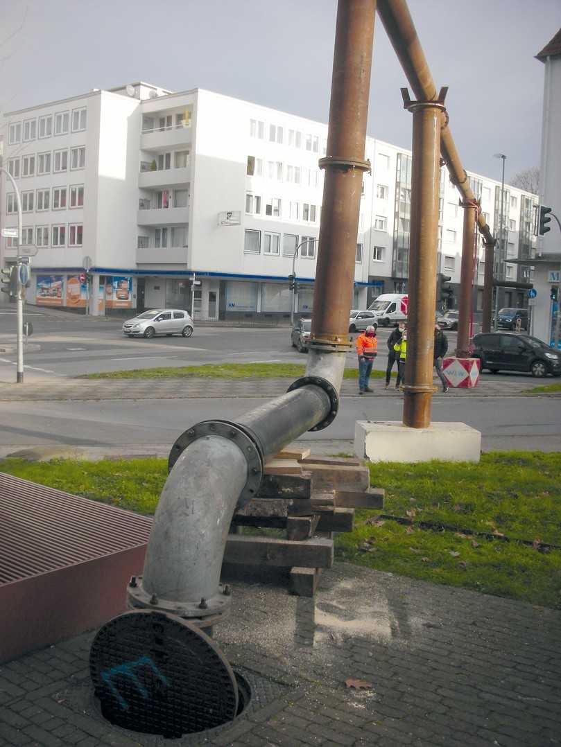 Rohrbrücken und Übergabestelle der Wasserhaltung | Foto: Pipefocus Bezela GmbH Rohrbrücken und Übergabestelle der Wasserhaltung | Foto: Pipefocus Bezela GmbH