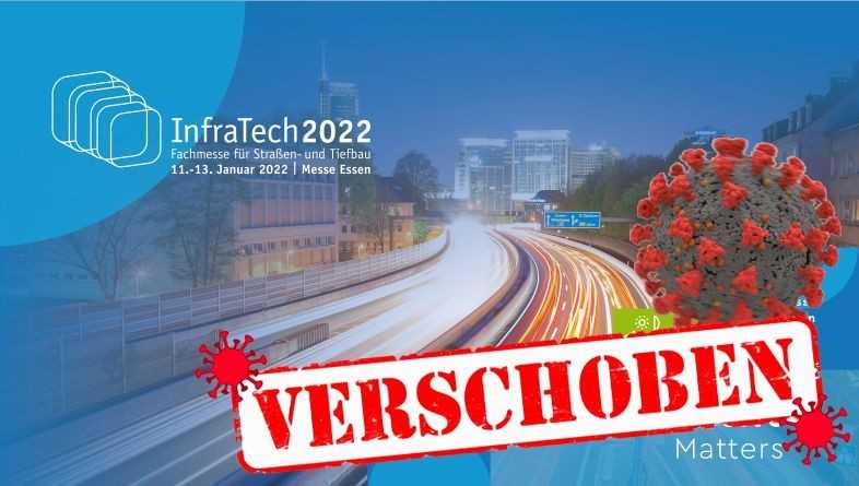 Wegen Corona: InfraTech 2022 wird verschoben auf September Wegen Corona: InfraTech 2022 wird verschoben auf September