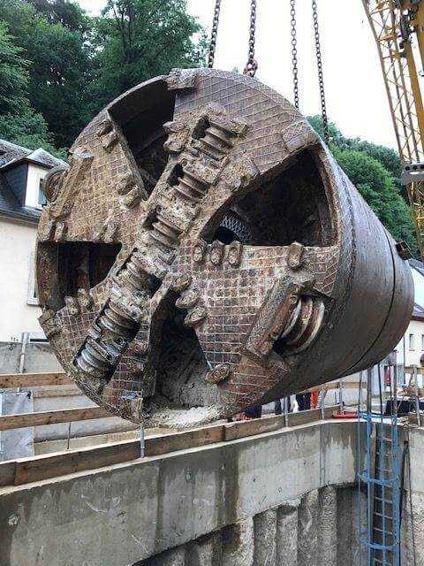 Maschine geborgen