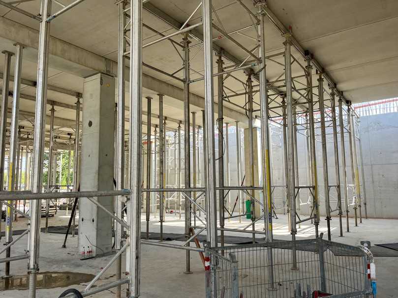 Flexibel, wirtschaftlich und sicher: das Alu-Schalungsgerüst „Titan“ aus dem Baukastensystem von Ischebeck. | Foto: Mayer Schaltechnik Flexibel, wirtschaftlich und sicher: das Alu-Schalungsgerüst „Titan“ aus dem Baukastensystem von Ischebeck. | Foto: Mayer Schaltechnik
