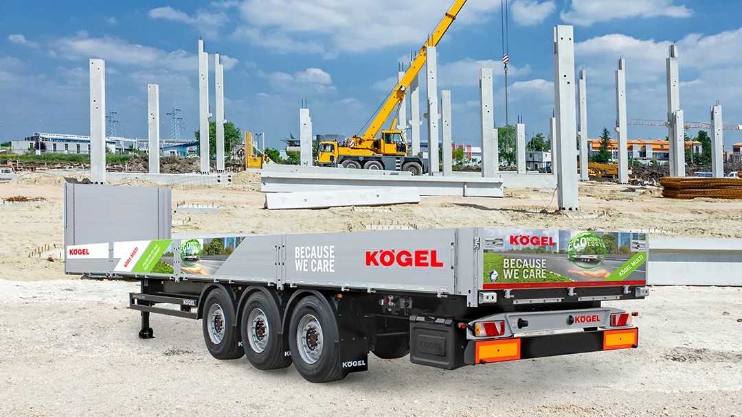 Kögel stellt verbesserten Multi Plateauauflieger vor Kögel stellt verbesserten Multi Plateauauflieger vor
