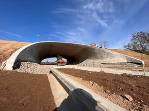 Fahrradtunnel fordert Schalungsbau heraus