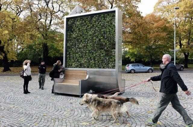 In Oslo wurden zwei der ersten CityTrees von Green City Solutions aufgebaut. | Foto: Oslophototour In Oslo wurden zwei der ersten CityTrees von Green City Solutions aufgebaut. | Foto: Oslophototour