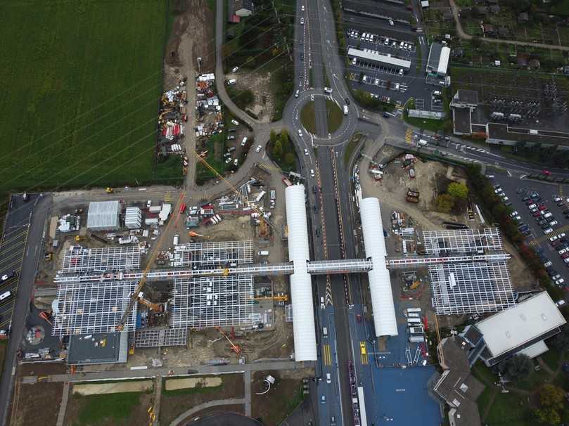 Insgesamt 374 Bäume, rund 70 Lkw-Ladungen: Das neue CERN-Besucherzentrum „Science Gateway“ bekommt unter anderem Feldahorn, Hainbuche, Hopfenbuche und Vogelkirsche aus Hamburg. | Foto: Baumschule von Ehren Insgesamt 374 Bäume, rund 70 Lkw-Ladungen: Das neue CERN-Besucherzentrum „Science Gateway“ bekommt unter anderem Feldahorn, Hainbuche, Hopfenbuche und Vogelkirsche aus Hamburg. | Foto: Baumschule von Ehren
