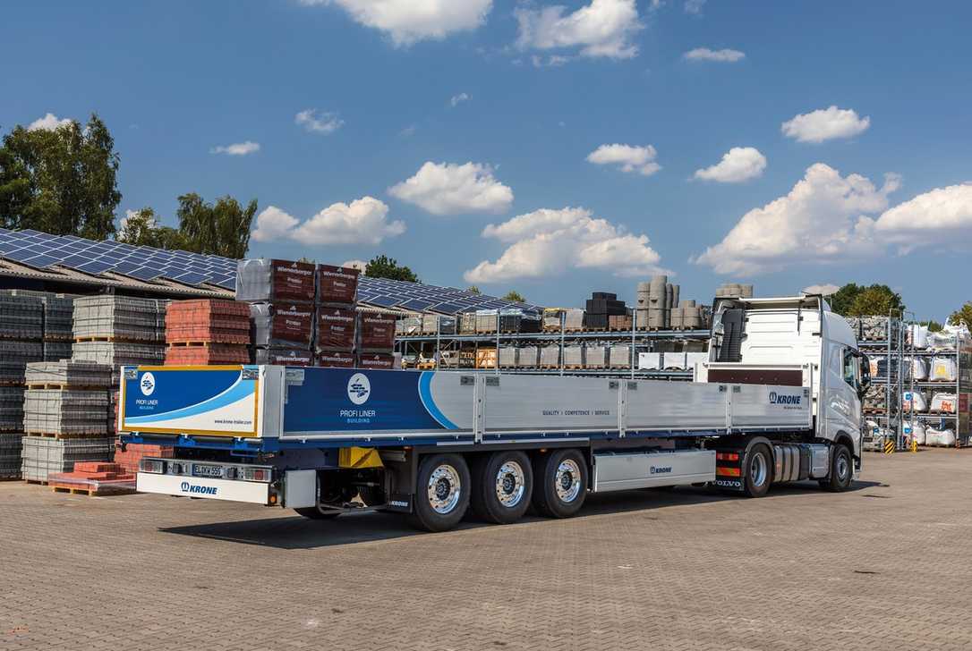Krone stellt neue Trailer für den Baustofftransport vor Krone stellt neue Trailer für den Baustofftransport vor