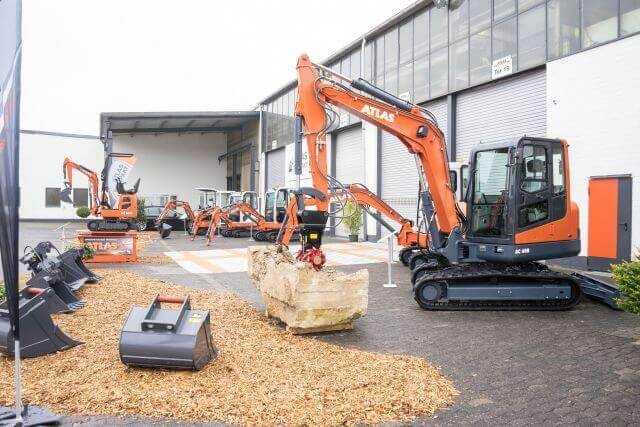 Atlas GmbH steigt ins Minibaggergeschäft ein Atlas GmbH steigt ins Minibaggergeschäft ein