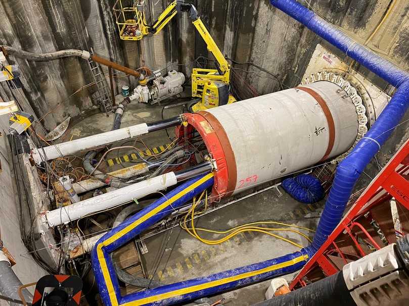 Die Tunnel mit rund drei Metern Durchmesser sind begehbar. | Foto: Bessac Die Tunnel mit rund drei Metern Durchmesser sind begehbar. | Foto: Bessac