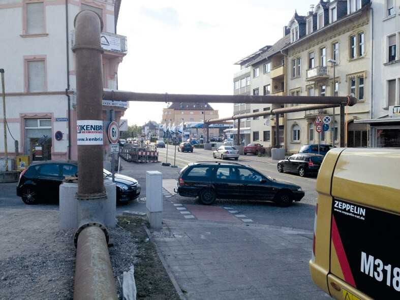 Die Vorflutleitung DN 500 im Bereich Werner-von-Siemens-Straße. | Foto: Michel Bau Die Vorflutleitung DN 500 im Bereich Werner-von-Siemens-Straße. | Foto: Michel Bau