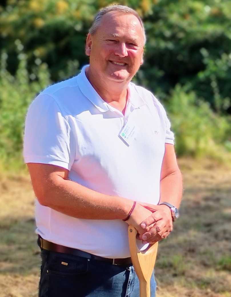 Dr. Frank Schoppa, Forstwirt und Vorstandsmitglied im Verein Einheitsbuddeln. | Foto: B_I MEDIEN/Budde Dr. Frank Schoppa, Forstwirt und Vorstandsmitglied im Verein Einheitsbuddeln. | Foto: B_I MEDIEN/Budde