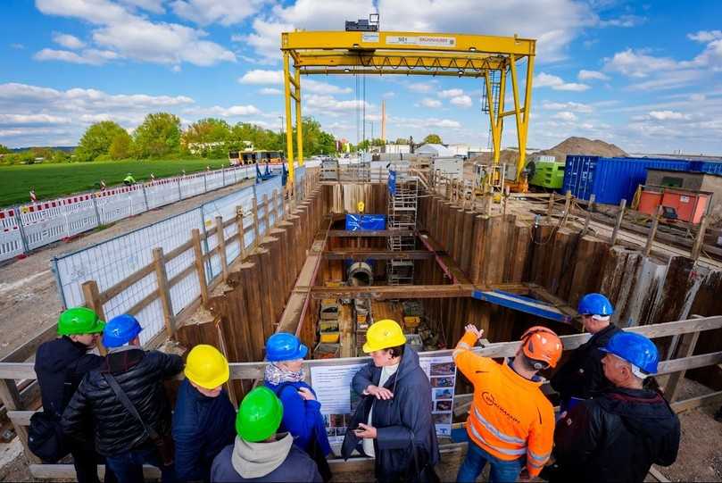 Exkursion zum Industriesammler Nord | Foto: Stadtentwässerung Dresden Exkursion zum Industriesammler Nord | Foto: Stadtentwässerung Dresden