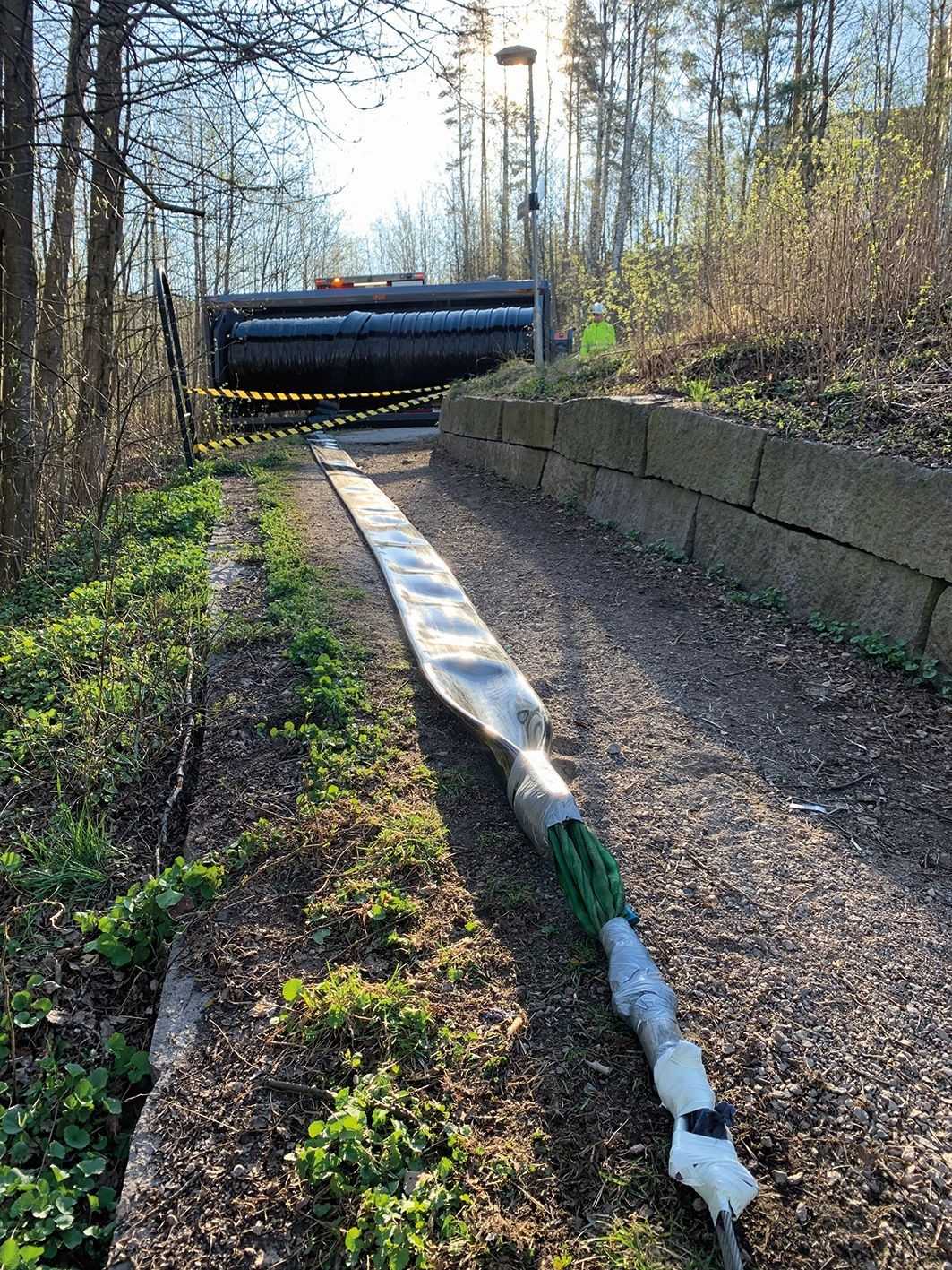 Abwasser-Bypass mit Primus Line Overland Piping Abwasser-Bypass mit Primus Line Overland Piping