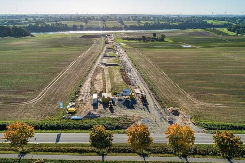 Die Baustraße zwischen der Kreisstraße und der Ablagerungsfläche „Warleberg-Süd“. | Foto: WNA NOK/Bernot Die Baustraße zwischen der Kreisstraße und der Ablagerungsfläche „Warleberg-Süd“. | Foto: WNA NOK/Bernot