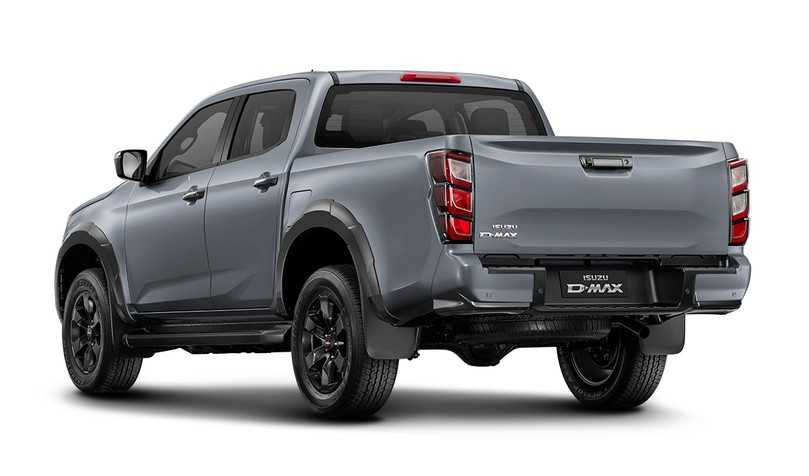 Die Änderungen am Heck verleihen dem Pick-up mehr Klasse. Für ihn gibt es auch neue Farben wie Namibu Orange, Dolomite White Pearl oder wie hier Obsidian Gray. | Foto: Isuzu Die Änderungen am Heck verleihen dem Pick-up mehr Klasse. Für ihn gibt es auch neue Farben wie Namibu Orange, Dolomite White Pearl oder wie hier Obsidian Gray. | Foto: Isuzu