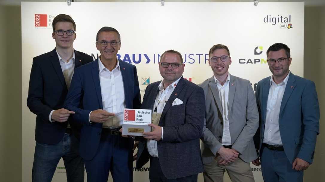 Deutscher Baupreis 2022 für Krieger + Schramm Unternehmensgruppe Deutscher Baupreis 2022 für Krieger + Schramm Unternehmensgruppe
