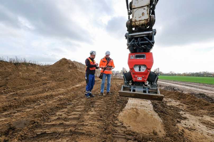 Zentrales Element der Qualitätssicherung: Verdichtungsprüfungen | Foto: Güteschutz Kanalbau Zentrales Element der Qualitätssicherung: Verdichtungsprüfungen | Foto: Güteschutz Kanalbau