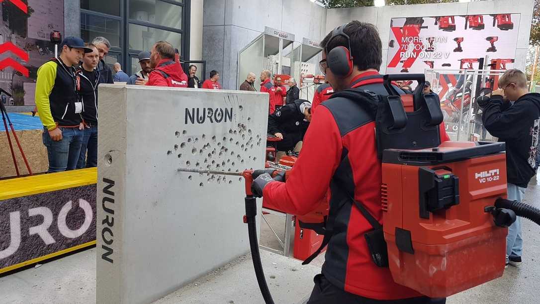 Hilti zeigt neue Akku-Plattform Nuron auf der Bauma 2022 Hilti zeigt neue Akku-Plattform Nuron auf der Bauma 2022