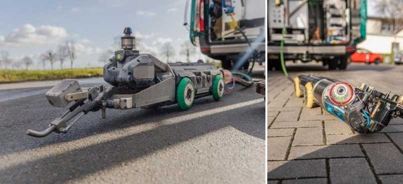 Die eMulti-Anlage kombiniert den elektrisch angetriebenen Fräsroboter eCutter mit dem Pi.Tron-Spachtel- und Verpress-System in einer Anlage. Auch das Setzen von Hutprofilen ist mit derselben Antriebseinheit möglich. | Foto: Kuchem GmbH Die eMulti-Anlage kombiniert den elektrisch angetriebenen Fräsroboter eCutter mit dem Pi.Tron-Spachtel- und Verpress-System in einer Anlage. Auch das Setzen von Hutprofilen ist mit derselben Antriebseinheit möglich. | Foto: Kuchem GmbH
