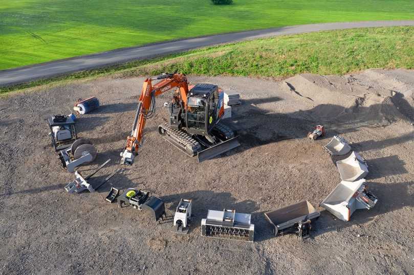 In der P-Line von KTEG sind Bagger, Schnellwechsler und Anbaugeräte für größtmögliche Effizienz optimal aufeinander abgestimmt. | Foto: Kiesel In der P-Line von KTEG sind Bagger, Schnellwechsler und Anbaugeräte für größtmögliche Effizienz optimal aufeinander abgestimmt. | Foto: Kiesel