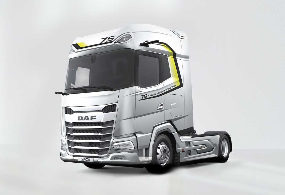 Lkw-Sondermodell DAF XG+ zum 75-jährigen Jubiläum Lkw-Sondermodell DAF XG+ zum 75-jährigen Jubiläum