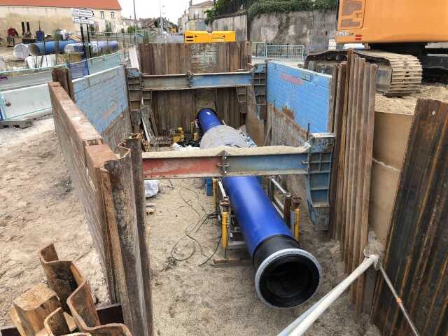 Trinkwasserleitung mit SLM 3.0 im Zentrum von Bordeaux renoviert Trinkwasserleitung mit SLM 3.0 im Zentrum von Bordeaux renoviert