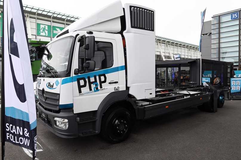 Paul PH2P 6x2 Fuel Cell-Fahrgestell | Foto: QUATEX Paul PH2P 6x2 Fuel Cell-Fahrgestell | Foto: QUATEX