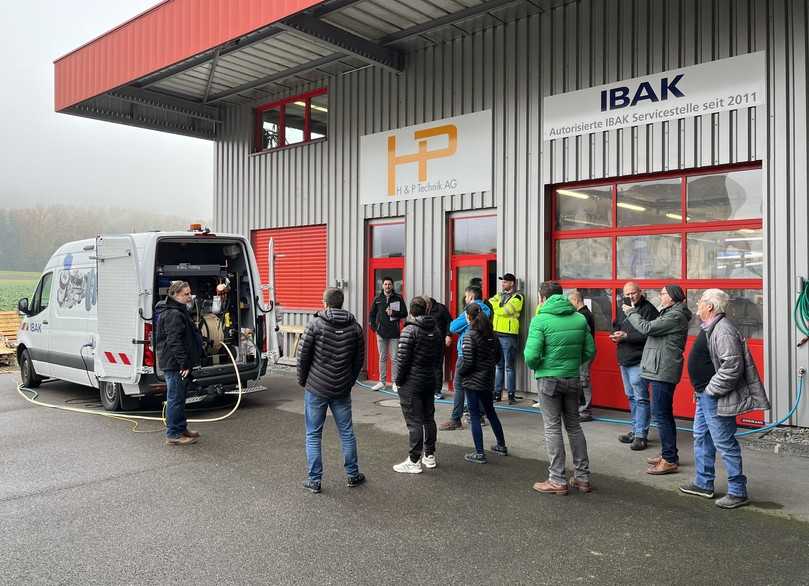 H & P Technik, IBAK-Partner in der Schweiz, empfing vergangene Woche zahlreiche Fachbesucher zum Thema Höchstdruck-Wasserstrahltechnik. | Foto: IBAK H & P Technik, IBAK-Partner in der Schweiz, empfing vergangene Woche zahlreiche Fachbesucher zum Thema Höchstdruck-Wasserstrahltechnik. | Foto: IBAK