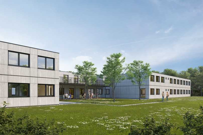 „Modulbauten sind Gamechanger für innovative Arbeitswelten und Projekte, jetzt und in Zukunft.“ Frederik Illing | Foto: Adapteo „Modulbauten sind Gamechanger für innovative Arbeitswelten und Projekte, jetzt und in Zukunft.“ Frederik Illing | Foto: Adapteo