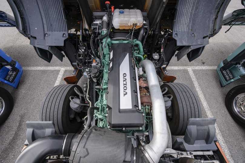 Der hochgezüchtete Turbo-Compound-Dieselmotor im FH500 I-Save will es den anderen zeigen. | Foto: Quatex Der hochgezüchtete Turbo-Compound-Dieselmotor im FH500 I-Save will es den anderen zeigen. | Foto: Quatex
