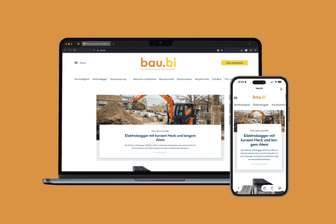 bau.bi - Das neue Nachrichtenportal für die Bauwirtschaft ist online!
