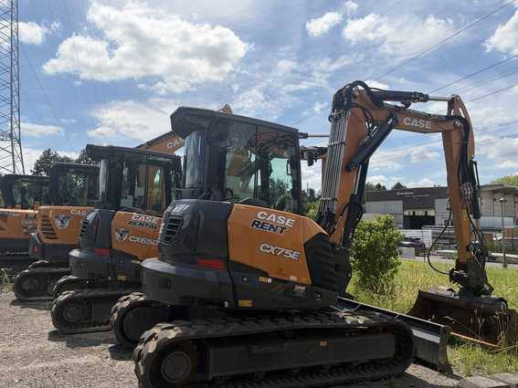 Mietpark erweitert: Neue Kompaktbagger und Anbaugeräte für den GaLaBau