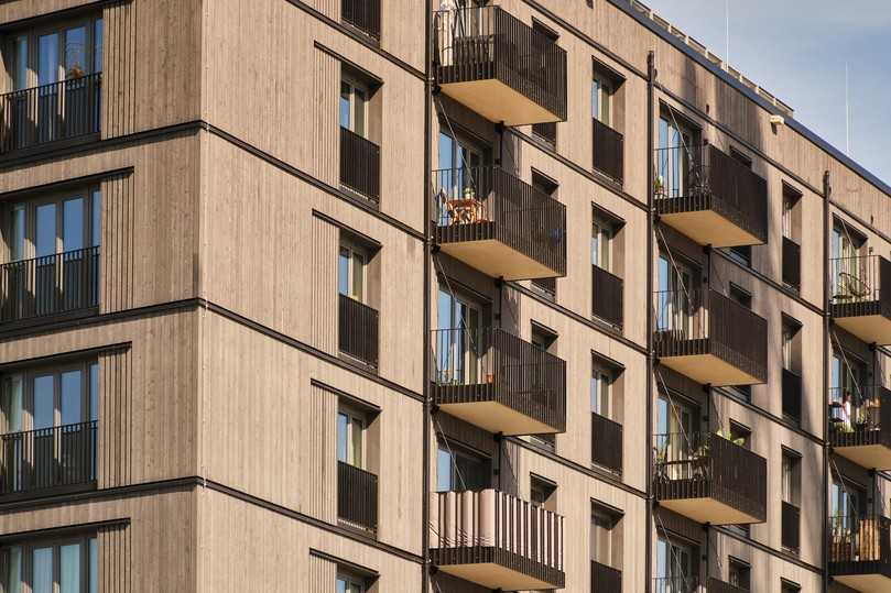 Beim Riegelgebäude erarbeiteten die Tragwerksplaner mit den Architekten und den Experten von Schöck eine Sonderlösung für den Anschluss der Stahlbetonbalkone. | Foto: Schöck Bauteile GmbH Beim Riegelgebäude erarbeiteten die Tragwerksplaner mit den Architekten und den Experten von Schöck eine Sonderlösung für den Anschluss der Stahlbetonbalkone. | Foto: Schöck Bauteile GmbH