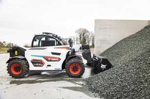 Bobcat zeigt Elektro-Teleskoplader in Paris