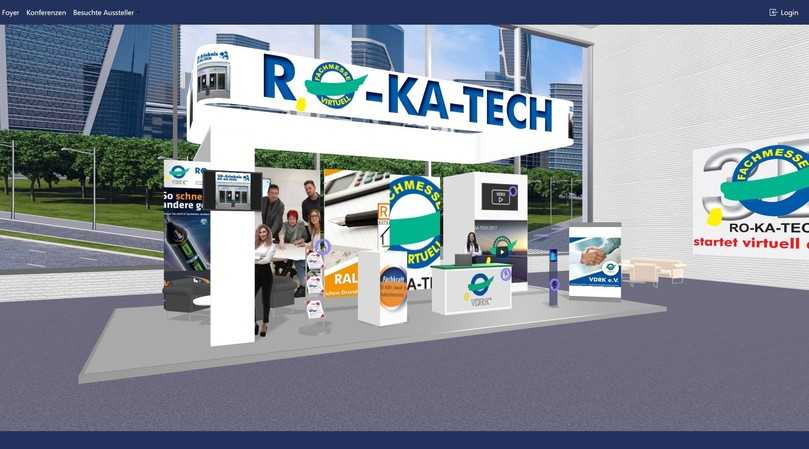 Messestand des VDRK auf der Ro-Ka-Tech virtuell | Foto: VDRK Messestand des VDRK auf der Ro-Ka-Tech virtuell | Foto: VDRK