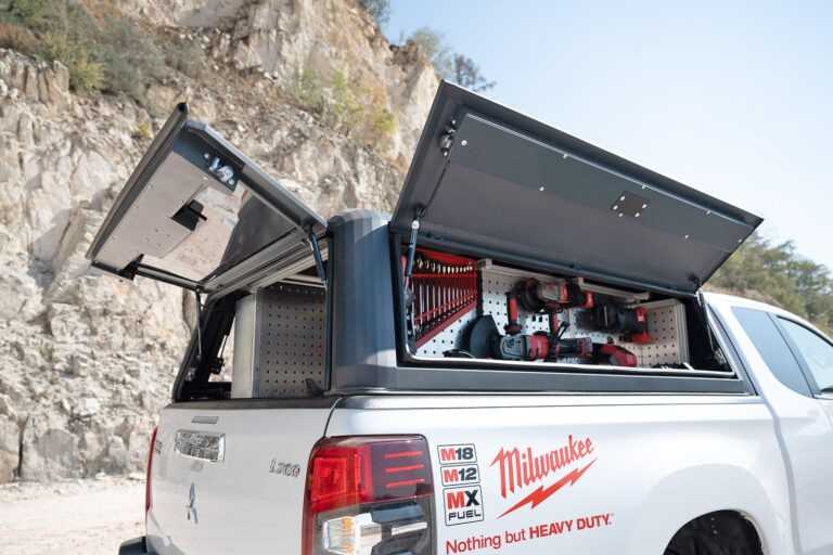 Mitsubishi: Werkstatt-Ausstattung für den Pick-up L200 Mitsubishi: Werkstatt-Ausstattung für den Pick-up L200