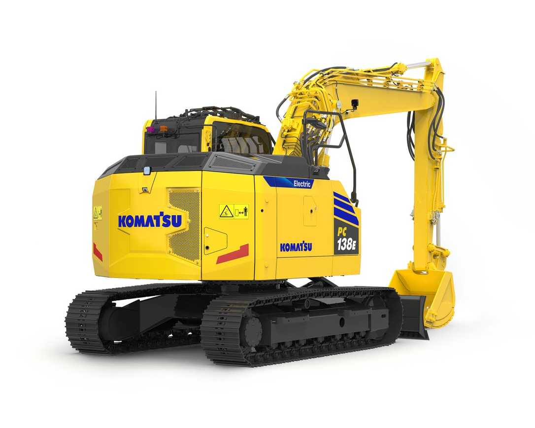Komatsu bringt 13-t-Elektrobagger nach Europa Komatsu bringt 13-t-Elektrobagger nach Europa