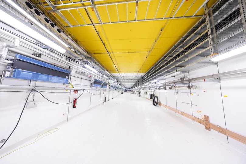 In der Beschleunigeranlage werden künftig Teilchen auf nahezu Lichtgeschwindigkeit beschleunigt. | Foto: Porr In der Beschleunigeranlage werden künftig Teilchen auf nahezu Lichtgeschwindigkeit beschleunigt. | Foto: Porr