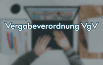 Vergabeverordnung VgV Vergabeverordnung VgV