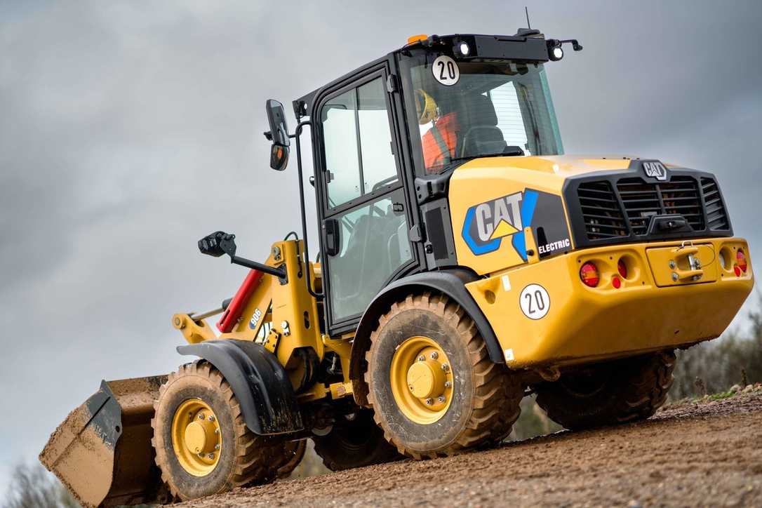 Caterpillar Elektro-Radlader Cat 906 neu bei Zeppelin Baumaschinen Caterpillar Elektro-Radlader Cat 906 neu bei Zeppelin Baumaschinen