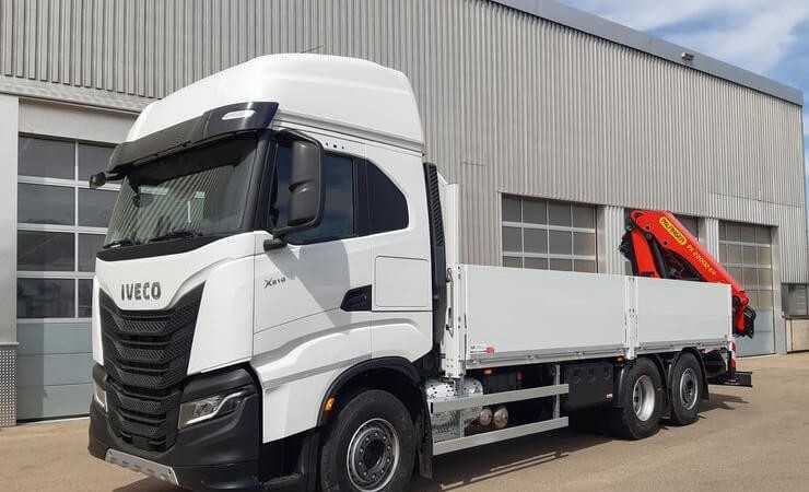 Neuer Iveco X-Way als Baustofftransporter Neuer Iveco X-Way als Baustofftransporter